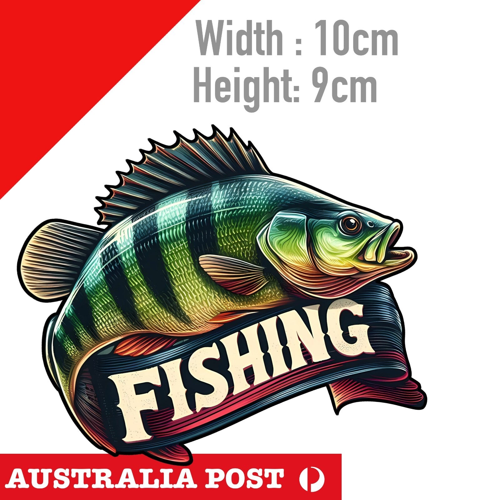 Mouth Bass Fish Blaze  Boat Kayak Laptop Window  Sticker