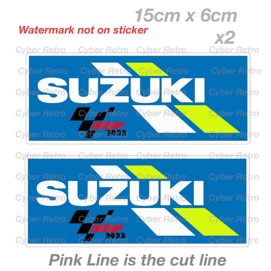MotoGP 2022 Suzuki Motorcycle Logo  Decal Sticker