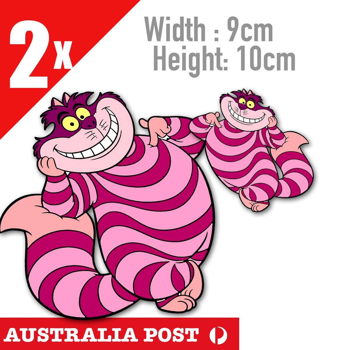 Cheshire Cat  - Alice in Wonderland , Funny  Cat  Stickers