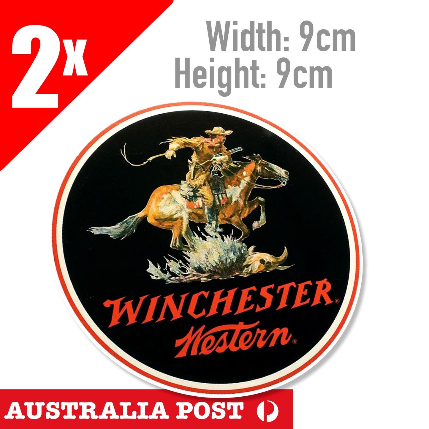 WINCHESTER Old Vintage Logo Sticker