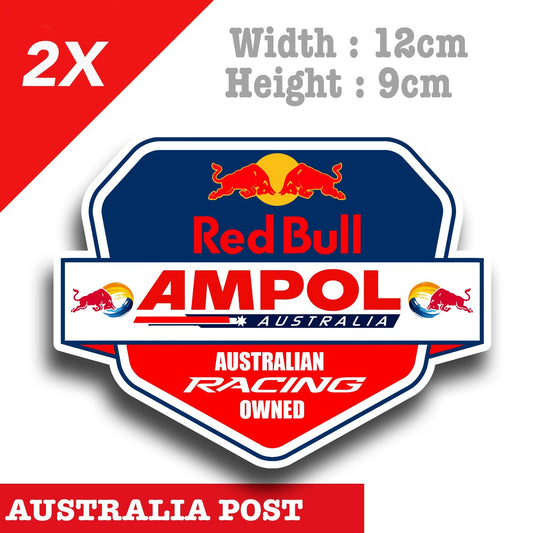 Red Bull AMPOL Racing Australia, AMPOL Logo Australia  Vinyl  Sticker
