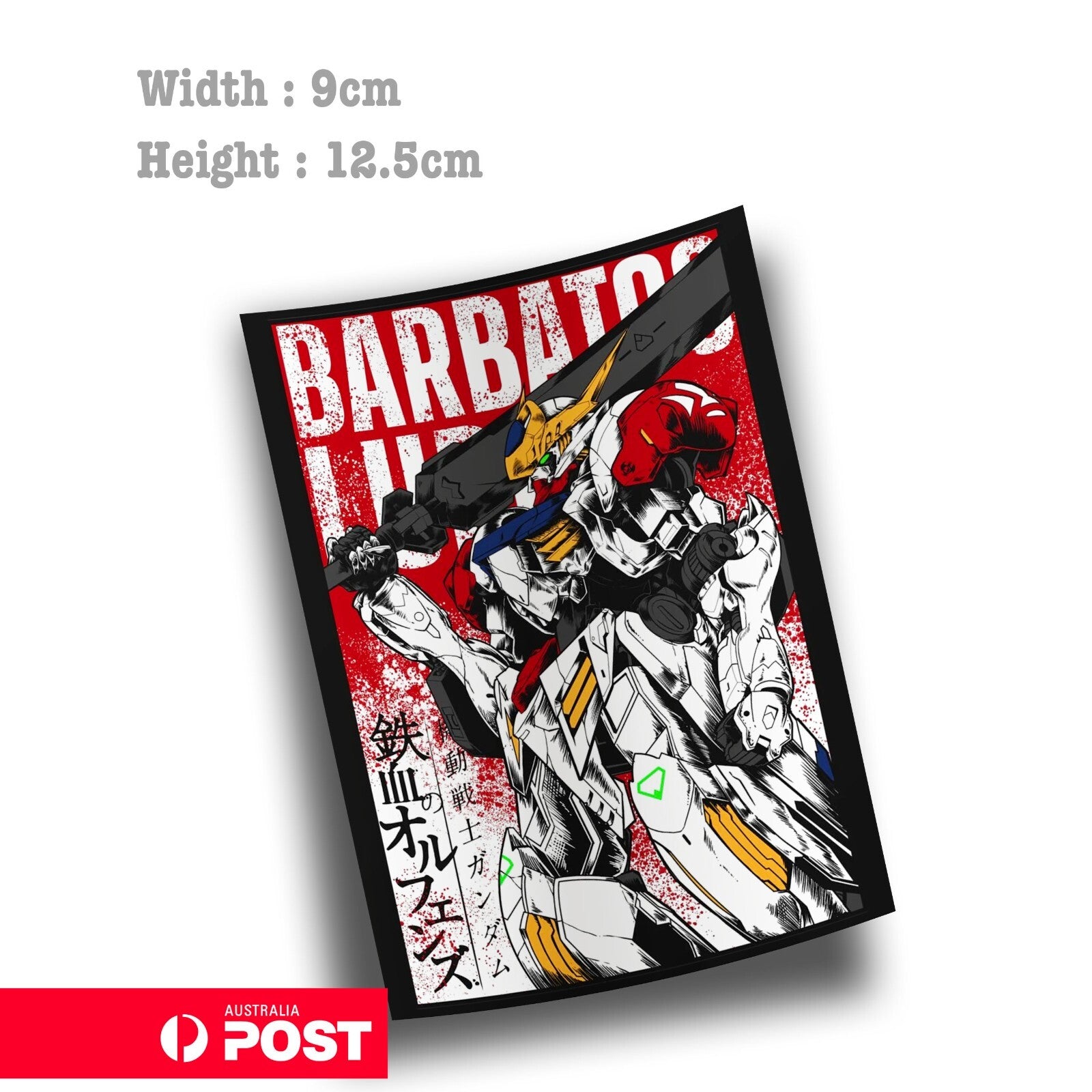 Akuma no Tekkadan Robot Gundam Laptop , Car  Vinyl  Sticker 