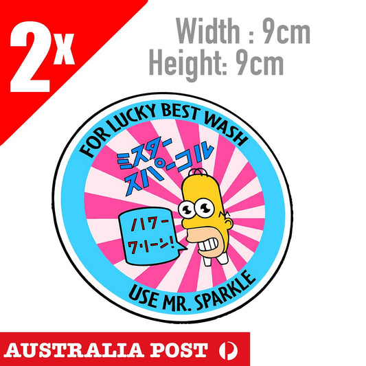 MR SPARKLE Sticker JDM anime japan car window vinyl Window Stickers