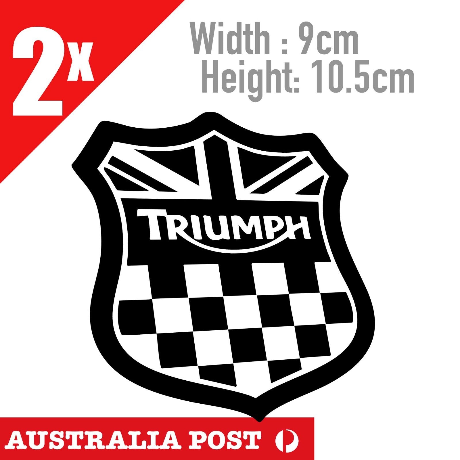 Triumph Logo Stickers