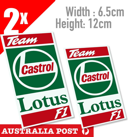 CASTROL Motor Oil Logo ,Lotus Racing Team, Oil, Motor Oil Logo Stickers
