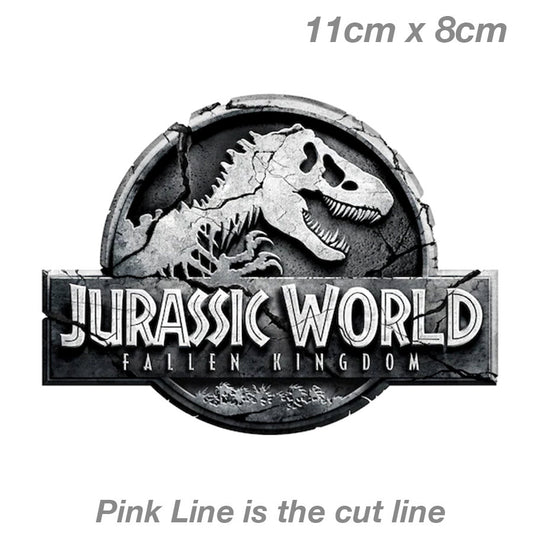 JURASSIC PARK Fallen Kingdom Logo Laptop , Car  Vinyl  Sticker 