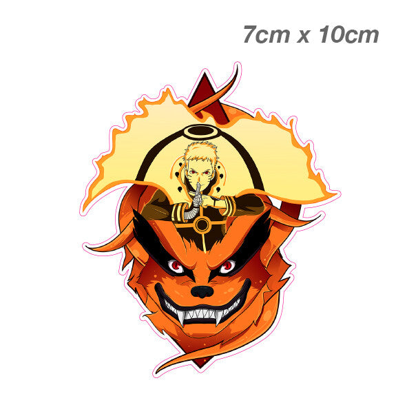 Naruto Uzumaki & Kurama  Laptop , Car  Decal Sticker 