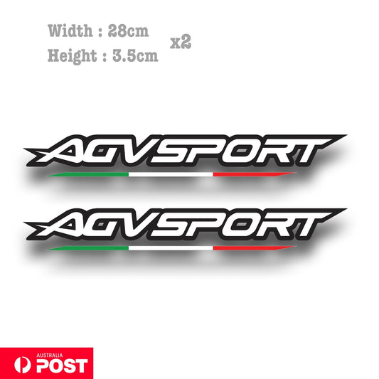AGV Sport Italian Logo Motorcycle, Helmet Sticker