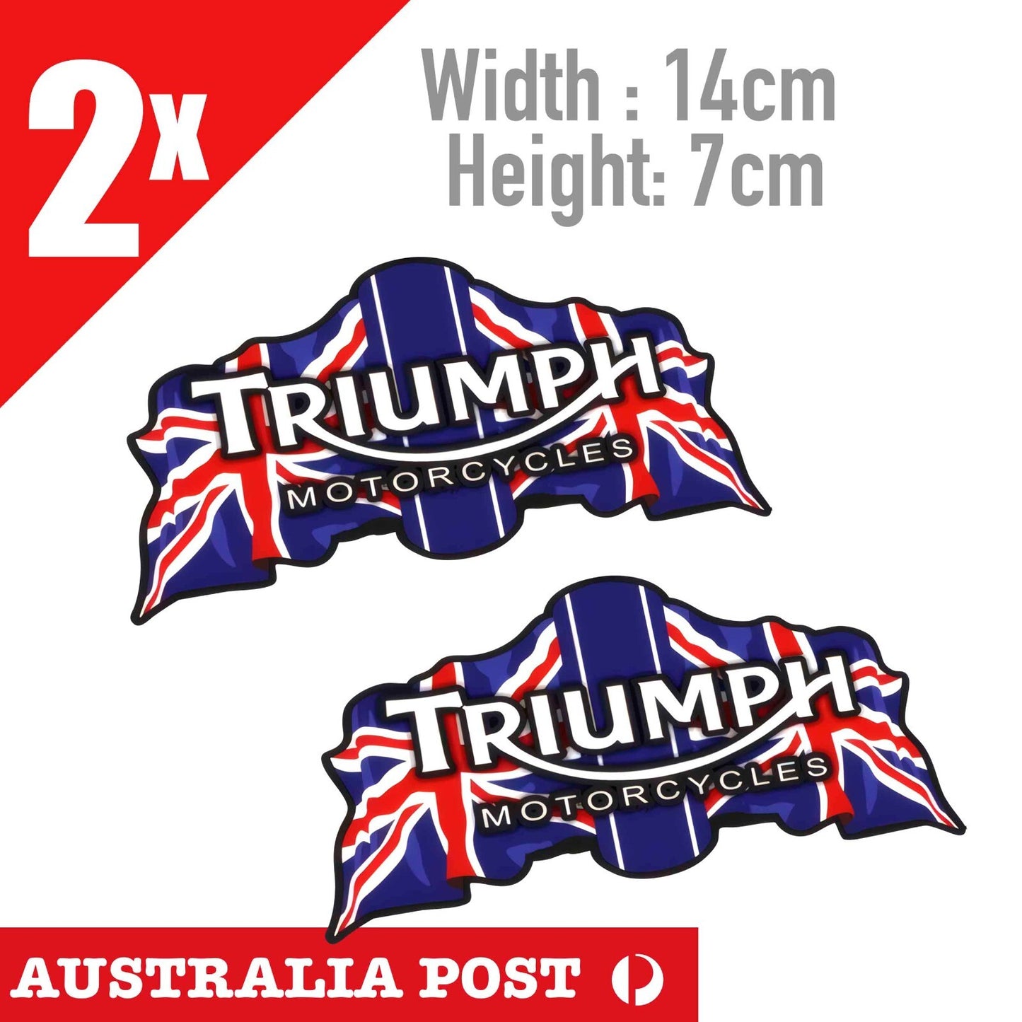 Triumph Motorcycle Logo Stickers