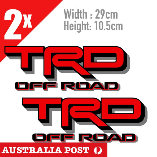 Toyota TRD Off Road Logo, 4x4 Off Road, Hilux Toyota  TRD Vintage Large Stickers