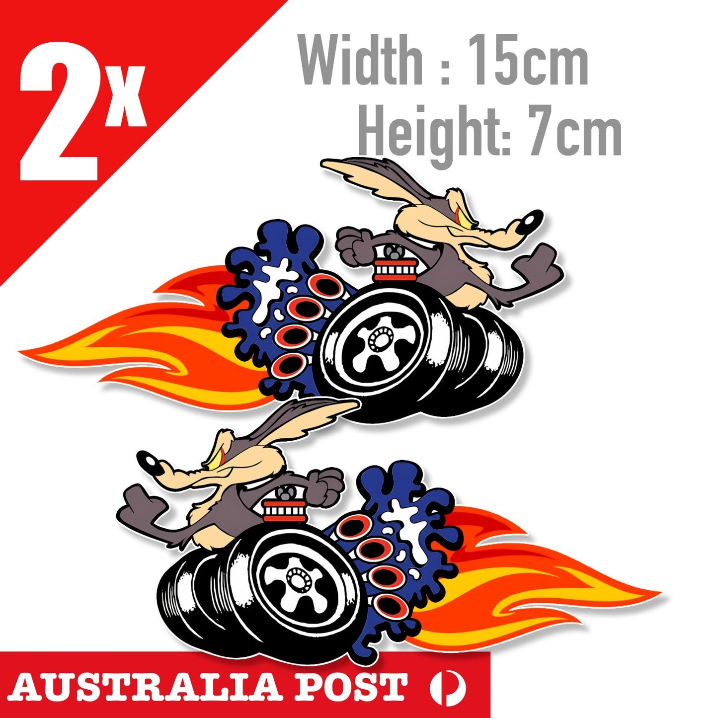 FORD BIN COYOTE Falme , Classic GT-HO Ford WX XY Falcon Super Roo Decal Sticker