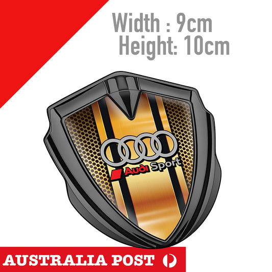AUDI SPORT GOLD Badge Sticker