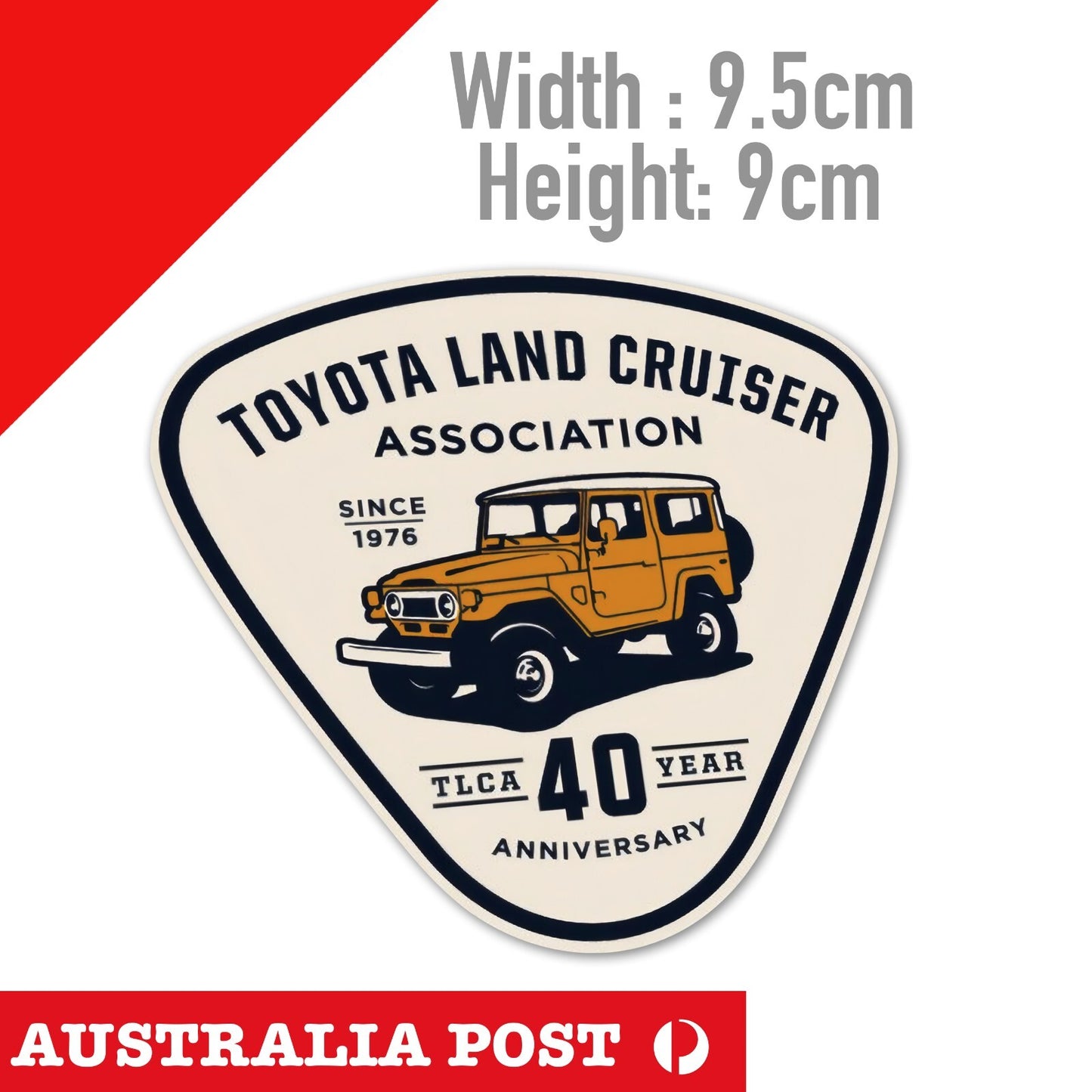 TOYOTA Land Cruiser Association, Hilux 4x4 Truck Ute,  4Runner Sticker