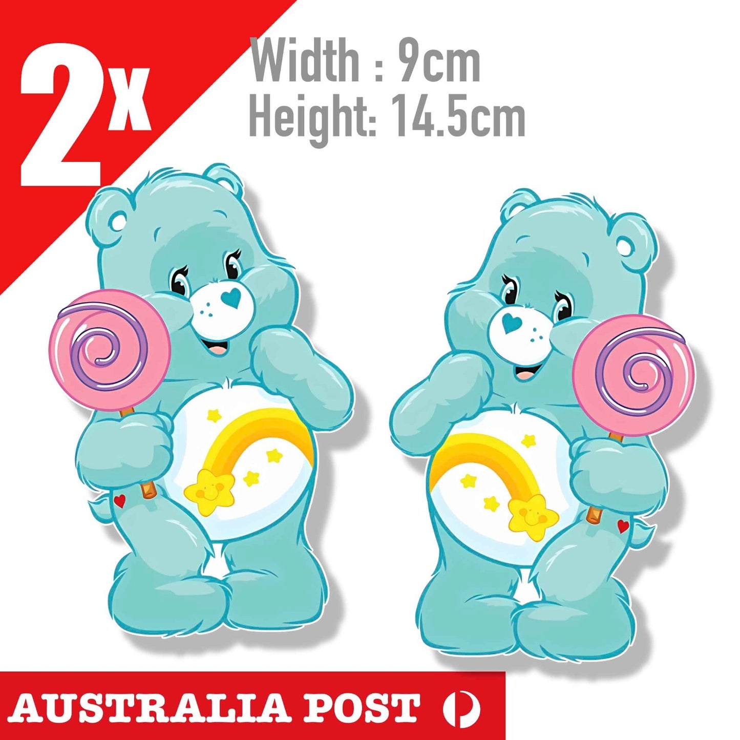 Care Bear Dream Bear, Cute Candy Care Bear Stickers