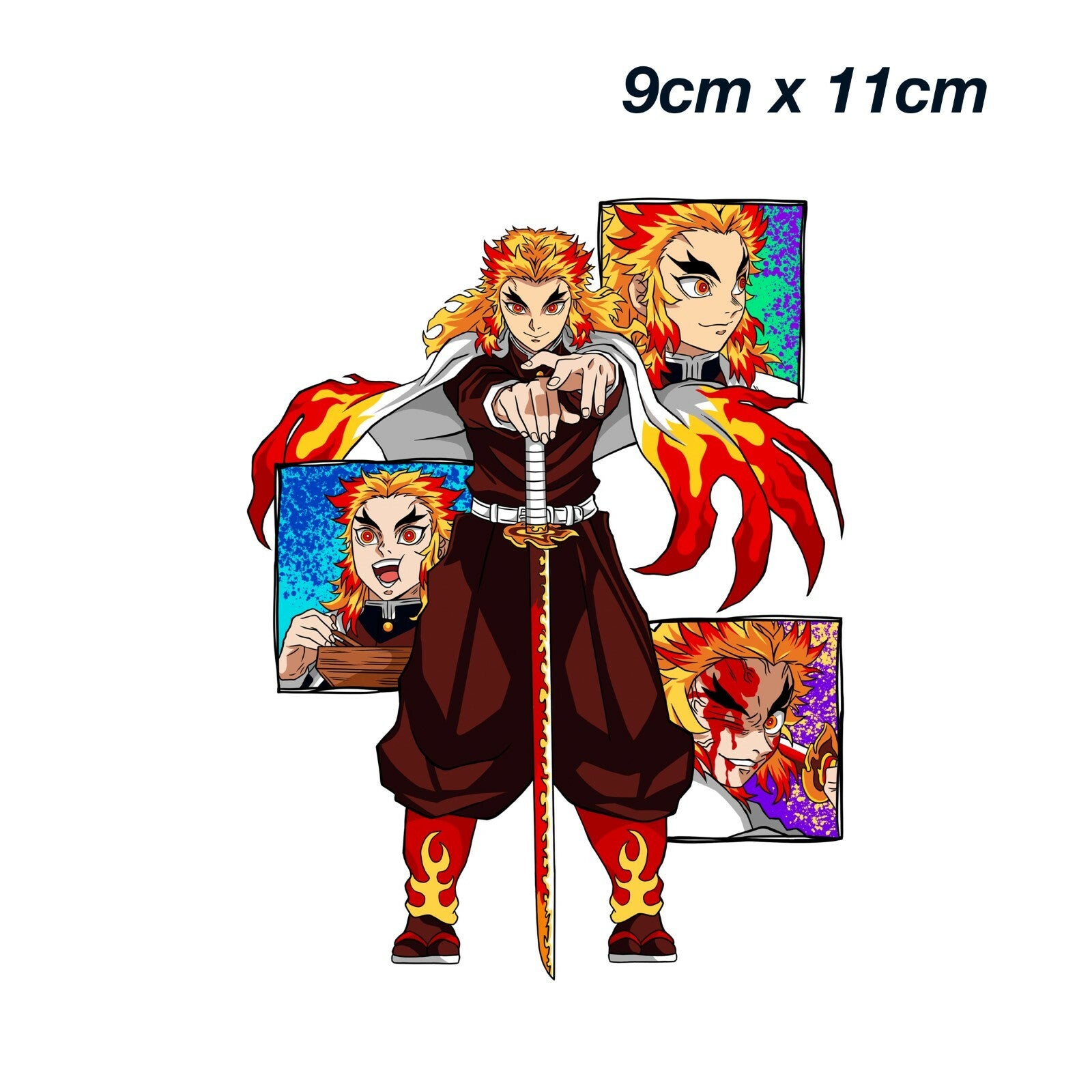 Demon Slayer Kyoujurou Rengoku JDMLaptop , Car  Decal Sticker 