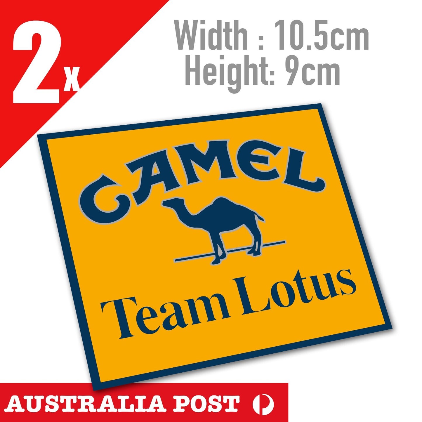 LOTUS Racing CAMEL TEAM Logo, Lotus Logo ,Cars Vans Stickers