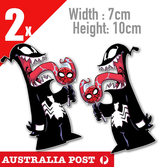 Venom Spiderman Funny  Laptop , Car  Decal Stickers