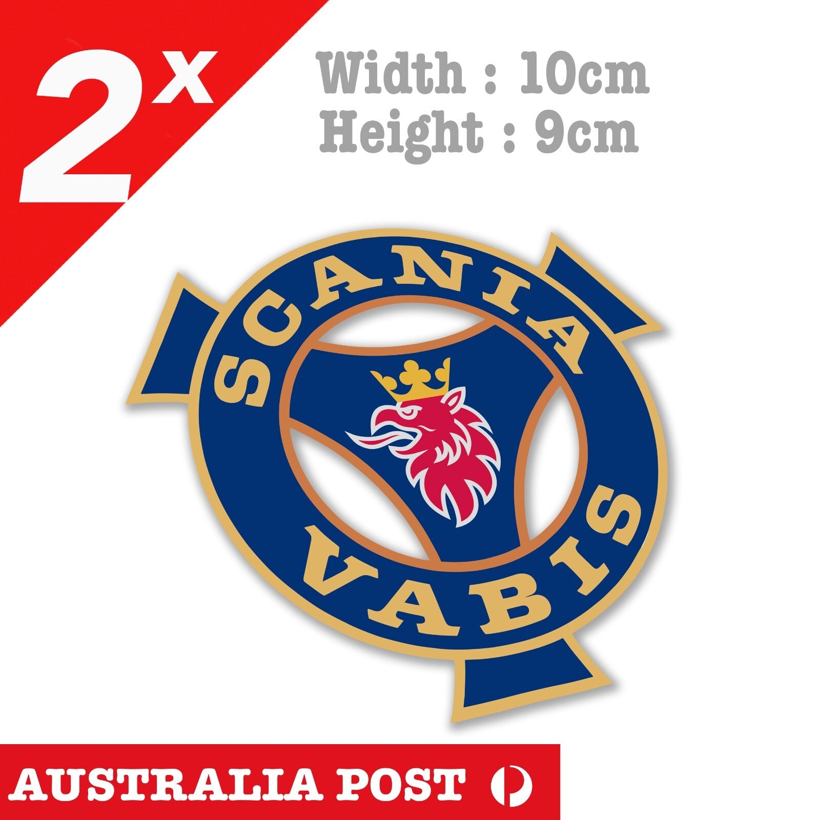 Scania VABIS Logo Truck Vinyl , Truck Logo Sticker