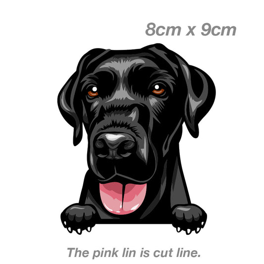 Labrador Retriever Dog Smiling Breed Bumper Sticker Laptops Tumblers Windows