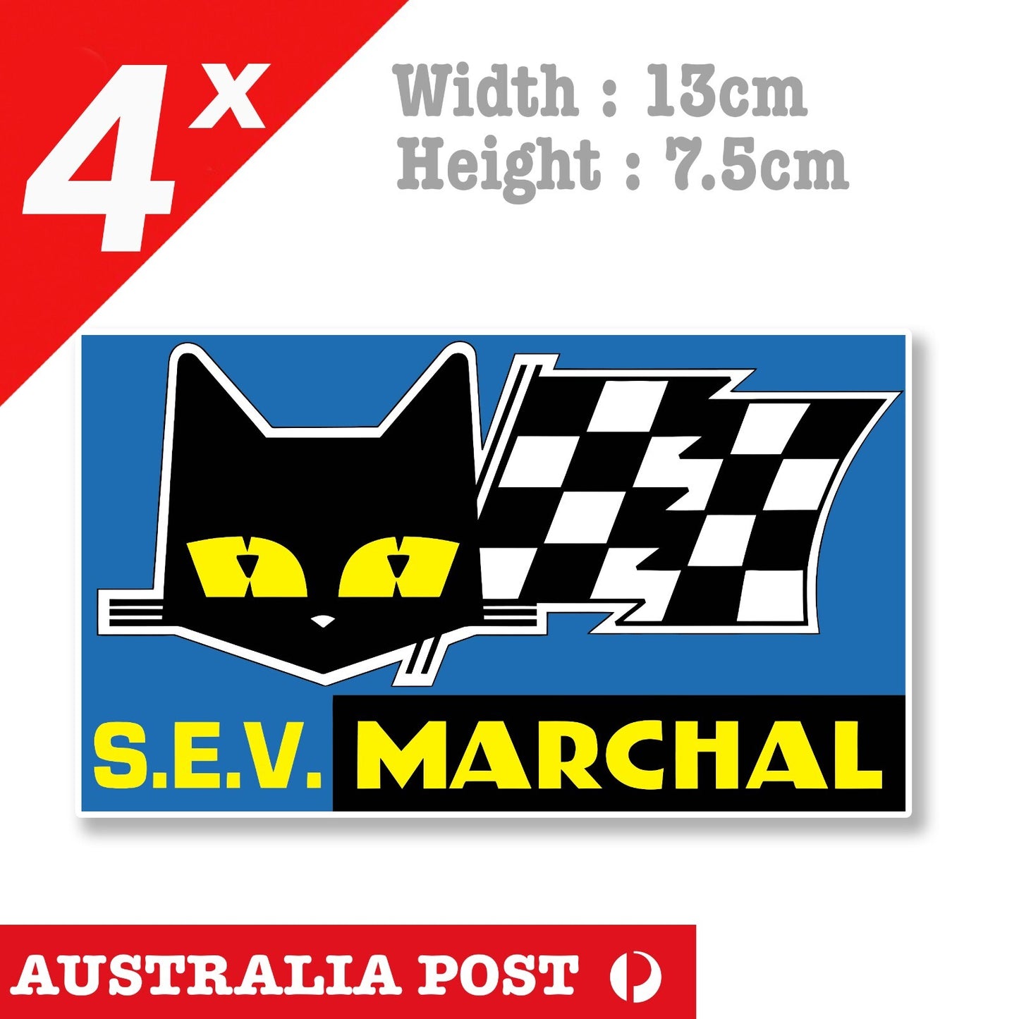 S.E.V MARCHAL RACING Banner Sticker