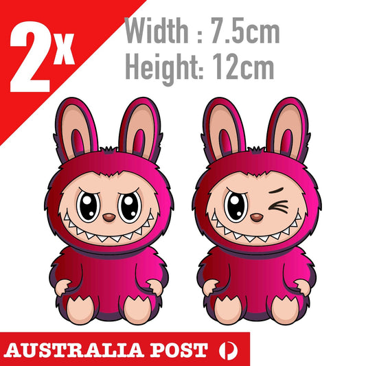 LaBUBU The Monsters Smile & Wink Dark STICKER