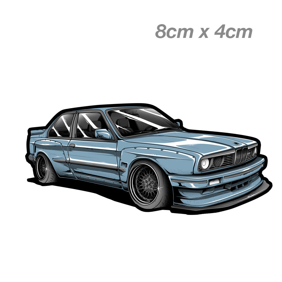 BMW M3 High Performance Wide Body Laptop , Car  Vinyl  Sticker 