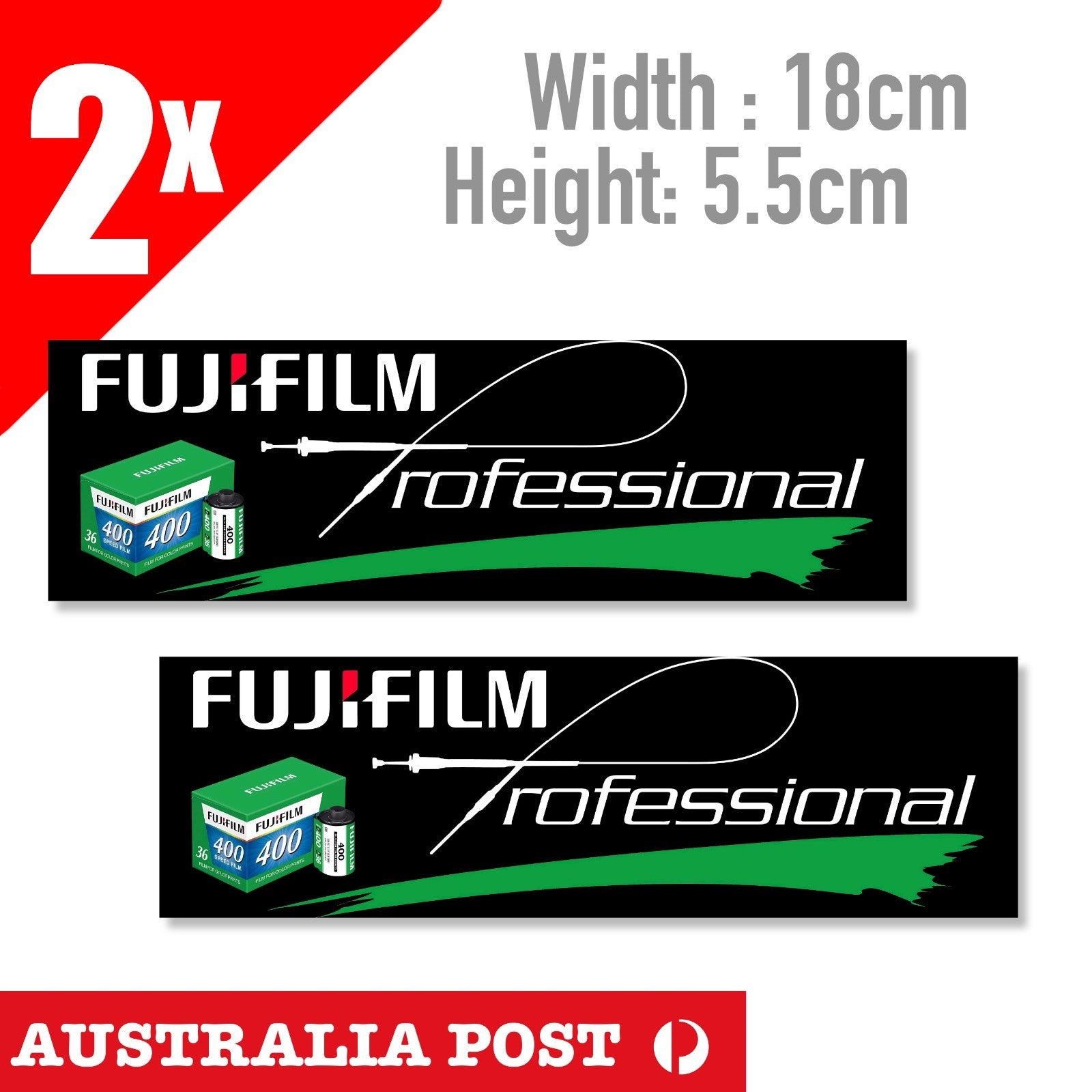 Fujifilm Professional Sticker 400 Color Negative 35mm Film  36 Banner Sticker