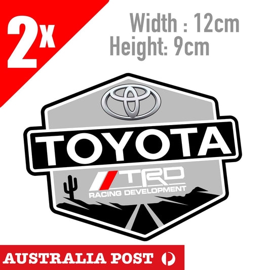 TOYOTA TRD Racing Badge Stickers