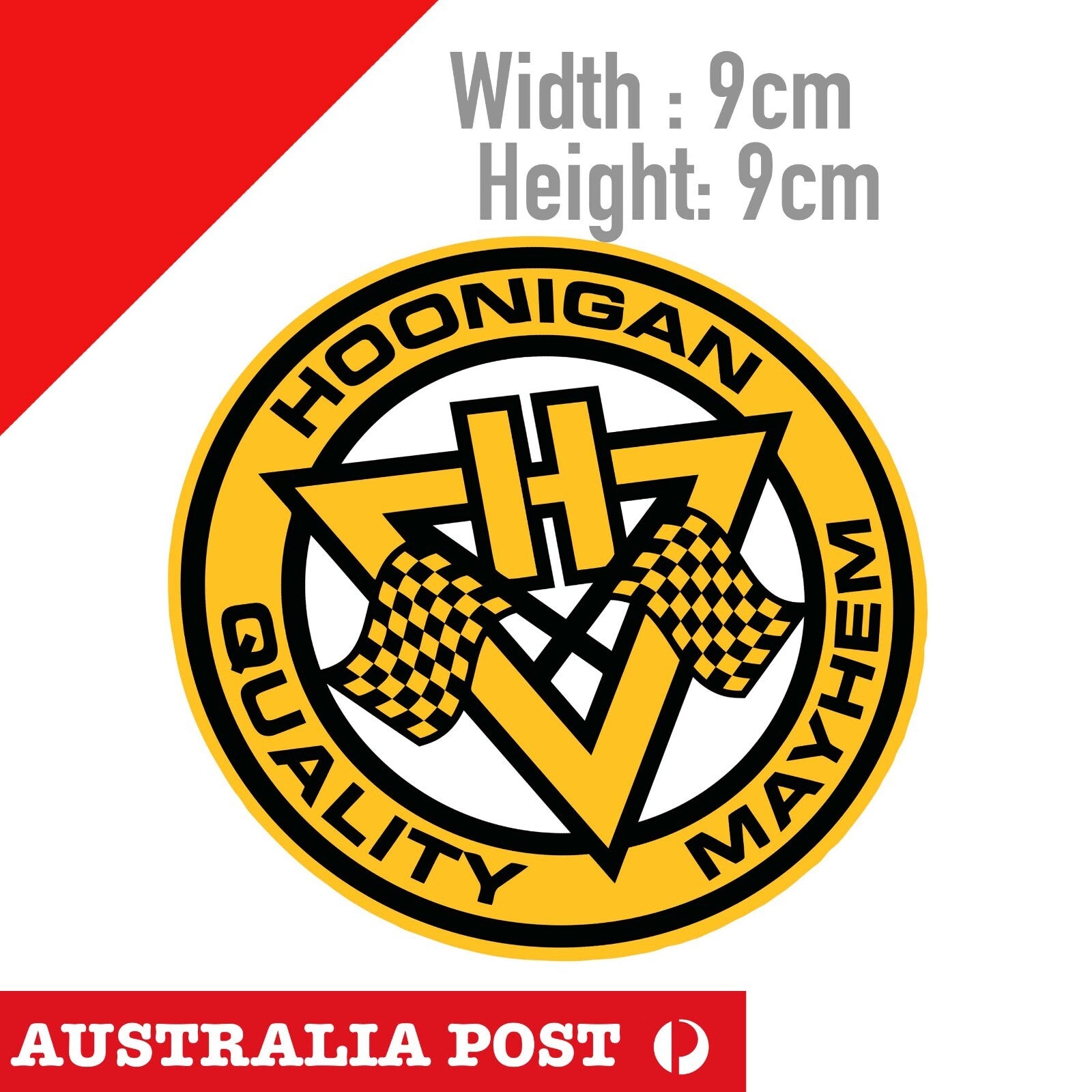 HOONIGAN Quality Mayhem  Logo Laptop , Car  Decal Sticker 
