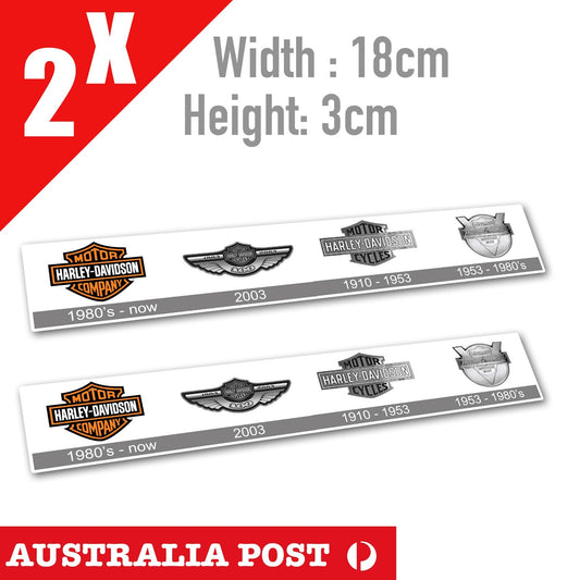 Harley Davidson Motorcycle Logo History , Helmet, Fuel Tank Sticker