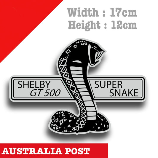 Ford Mustang Shelby GT500, Super Snake Logo Sticker