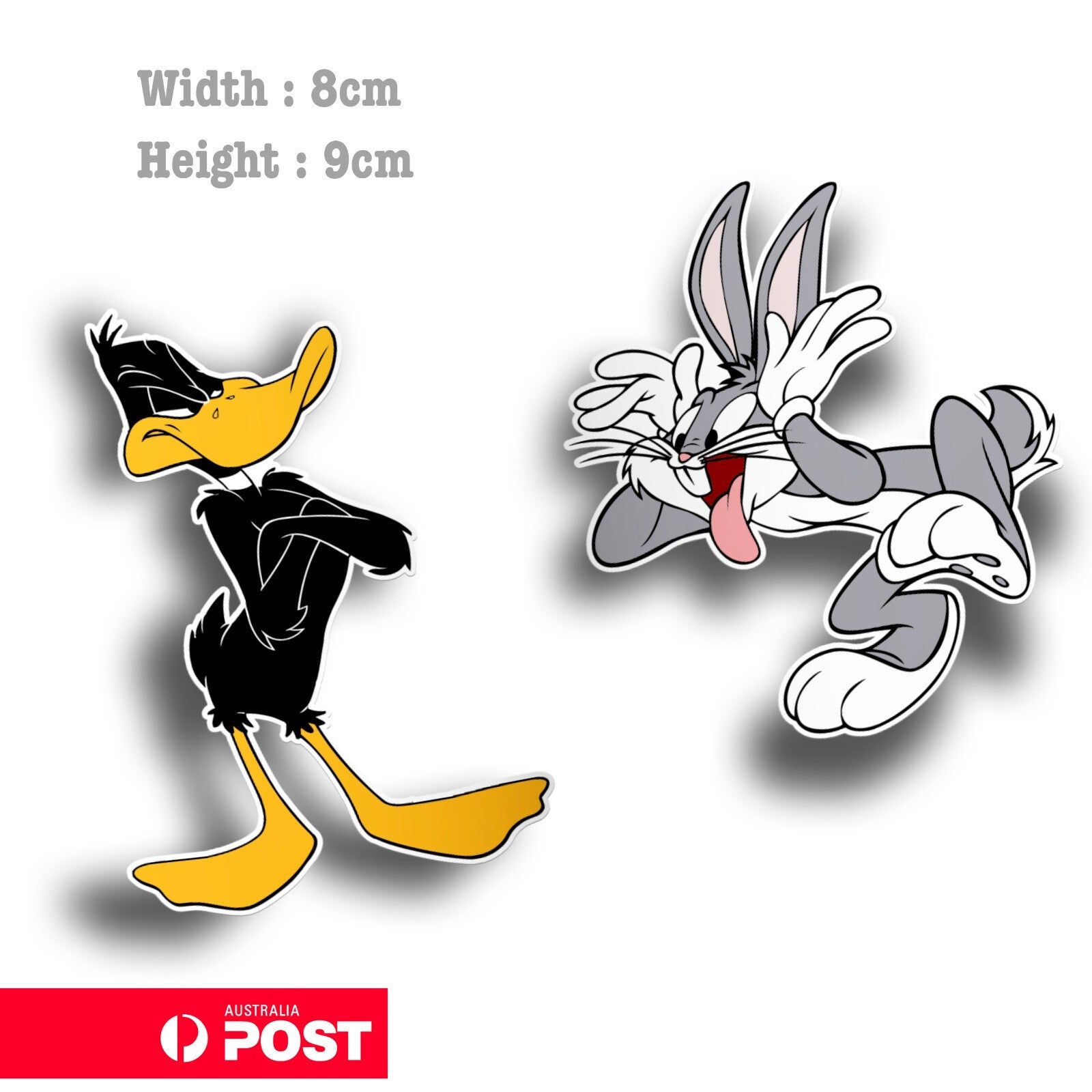 Bugs Bunny and Daffy Duck -  Looney Tunes Funny  Decal Sticker 