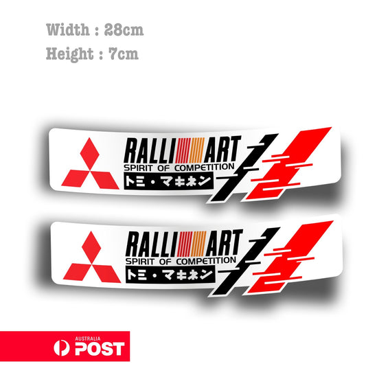Ralli Art Mitsubishi JDM Spirit of Competition Mitsubishi Logo Stickers