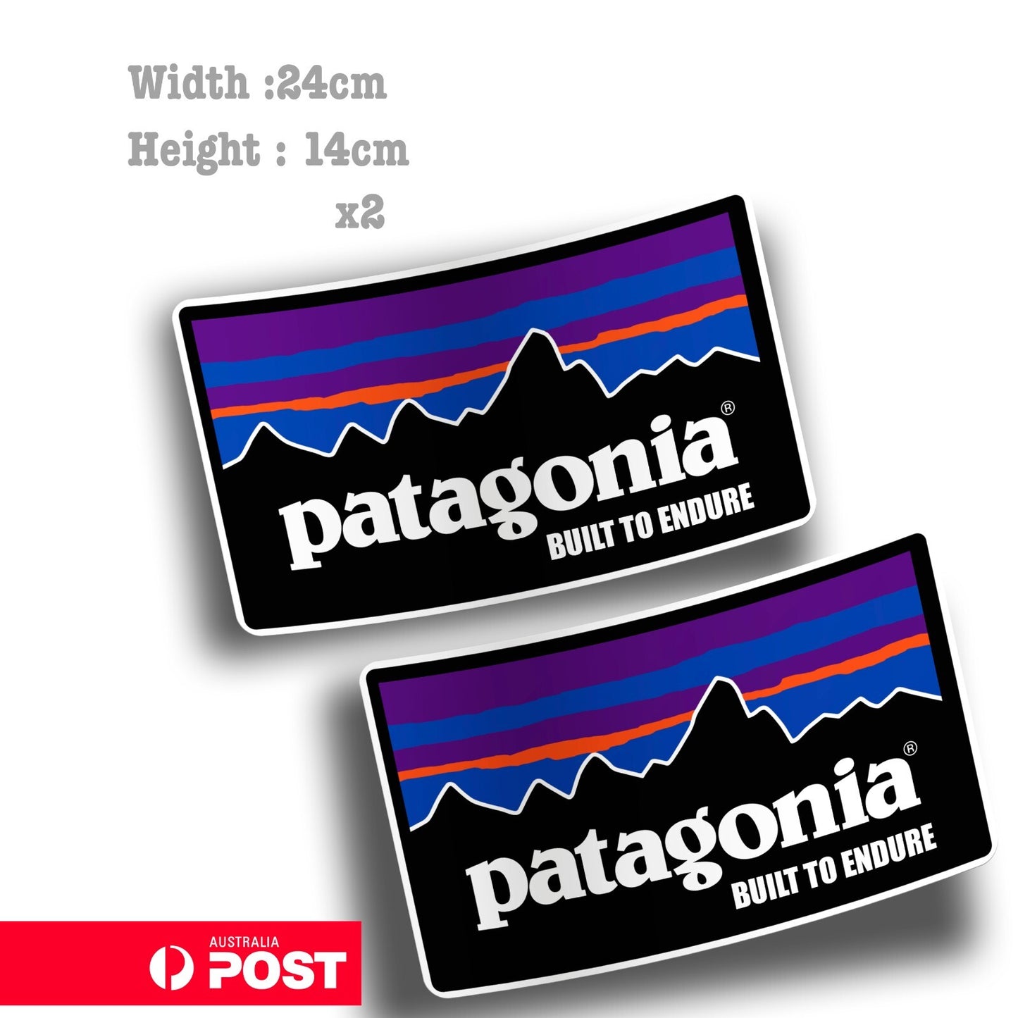 Patagonia Built To Endure Logo Vinyl  Sticker
