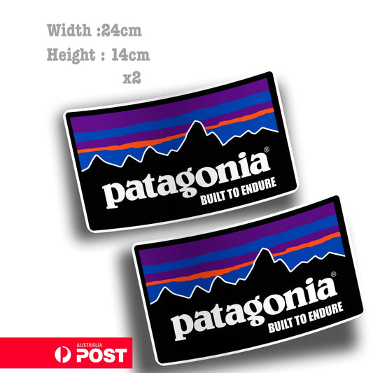 Patagonia Built To Endure Logo Vinyl  Sticker