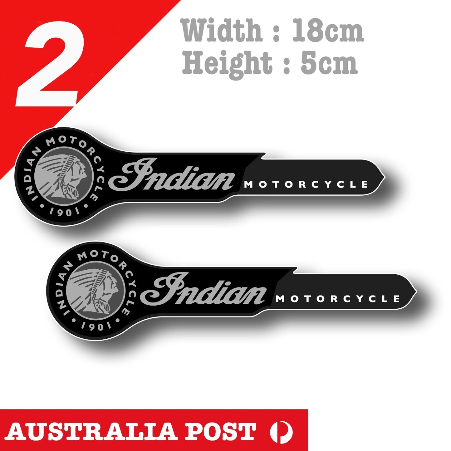 INDIAN Motorcycle Helmet, Gas Tank Stickers