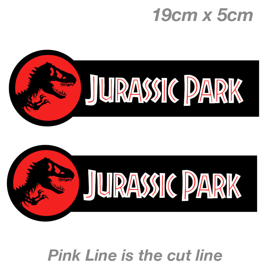 JURASSIC PARK Slap Laptop , Car  Vinyl  Sticker 
