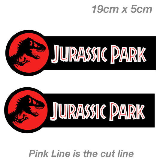 JURASSIC PARK Slap Laptop , Car  Vinyl  Sticker 