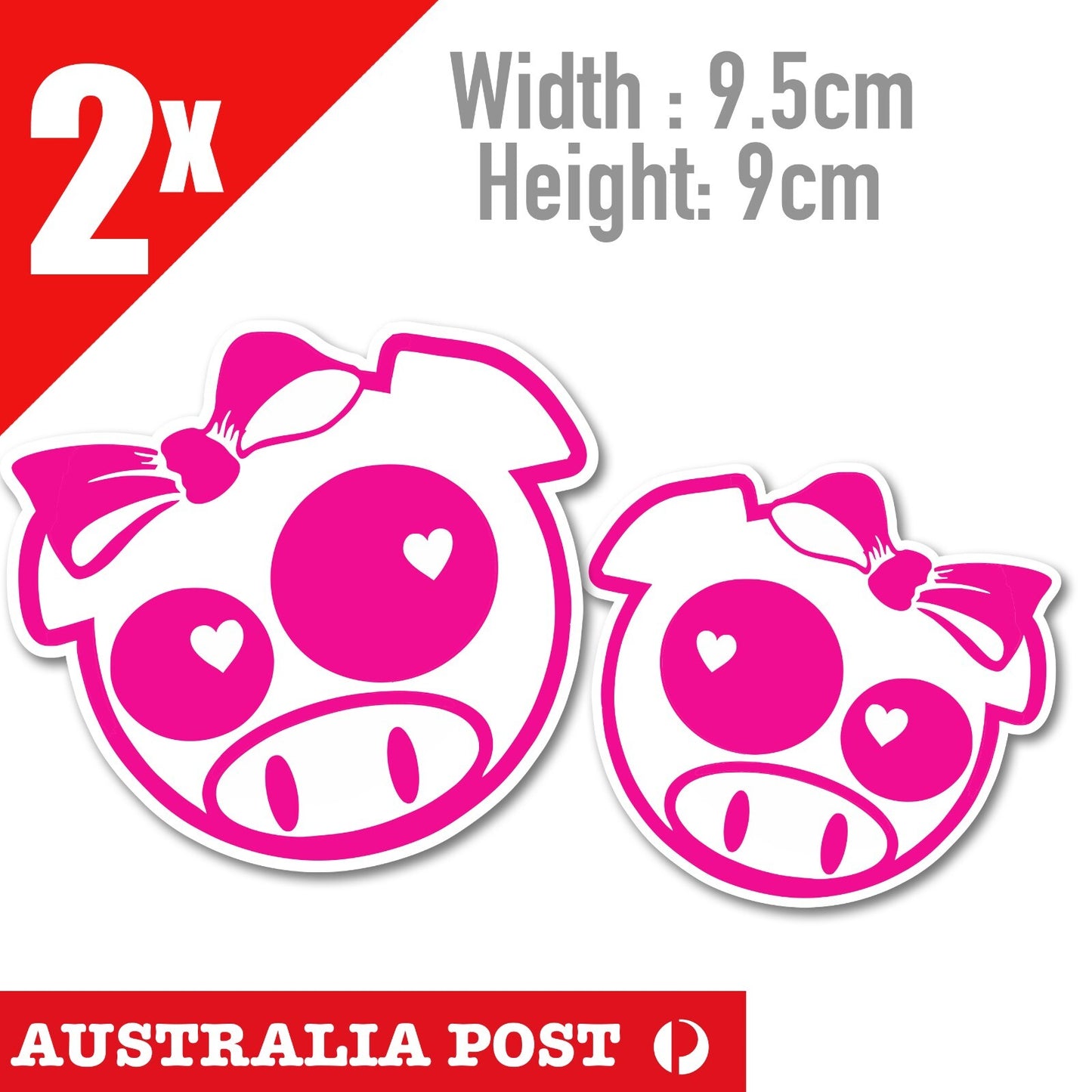 Subaru Pig in Love Sticker