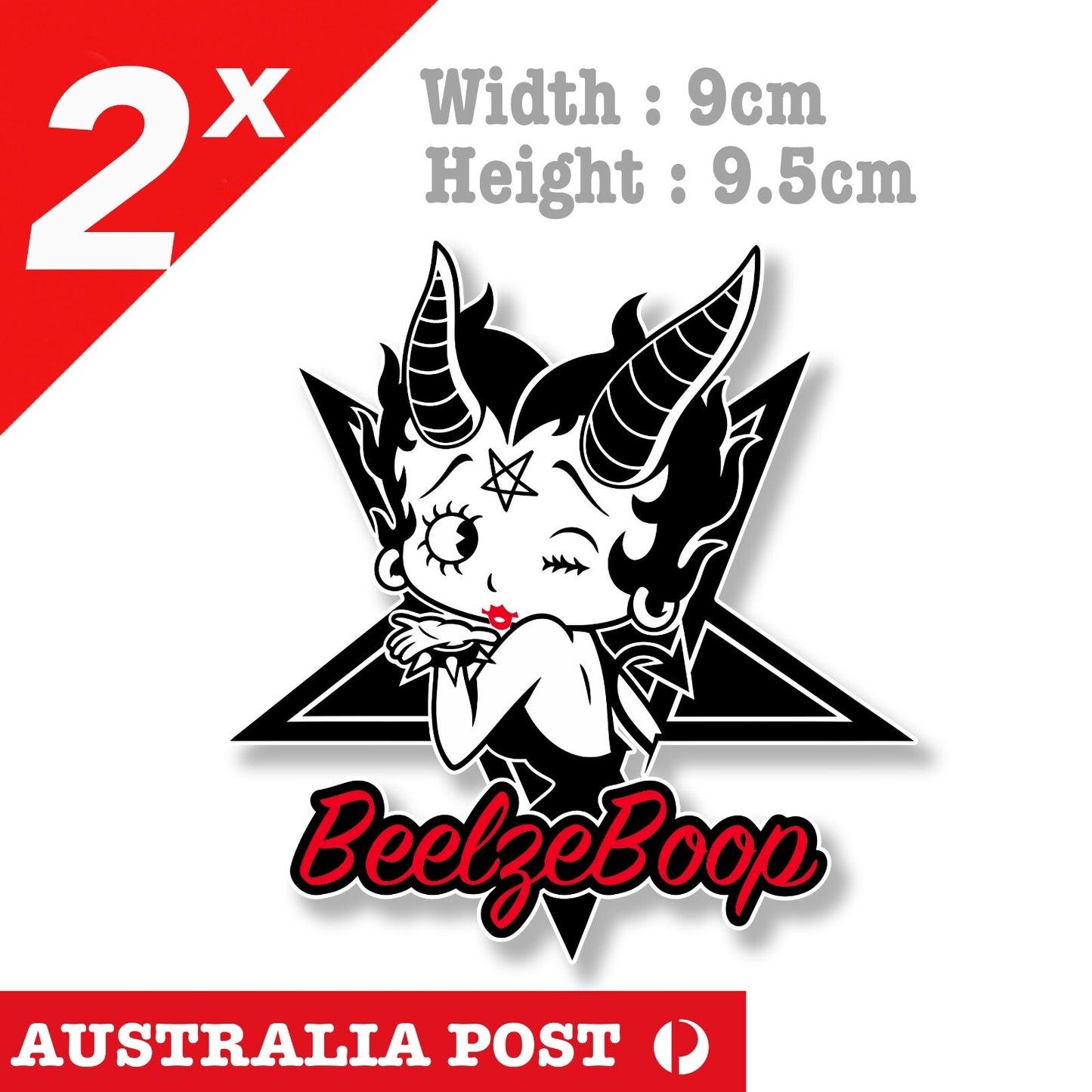 Betty Boop Kisses as Sailor , Laptop , Car  Decal Sticker