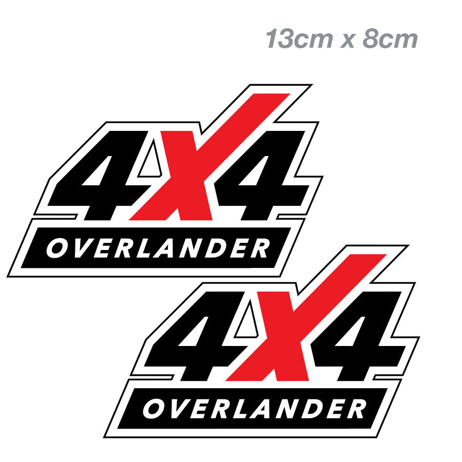 Toyota 4x4 Overlander Logo off-road  4WD All Wheel Drive Vinyl  Sticker