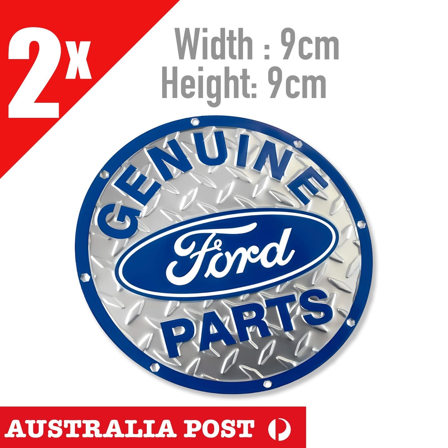 FORD Vintage Rusted Service Sign - FORD logo  Decal Stickers