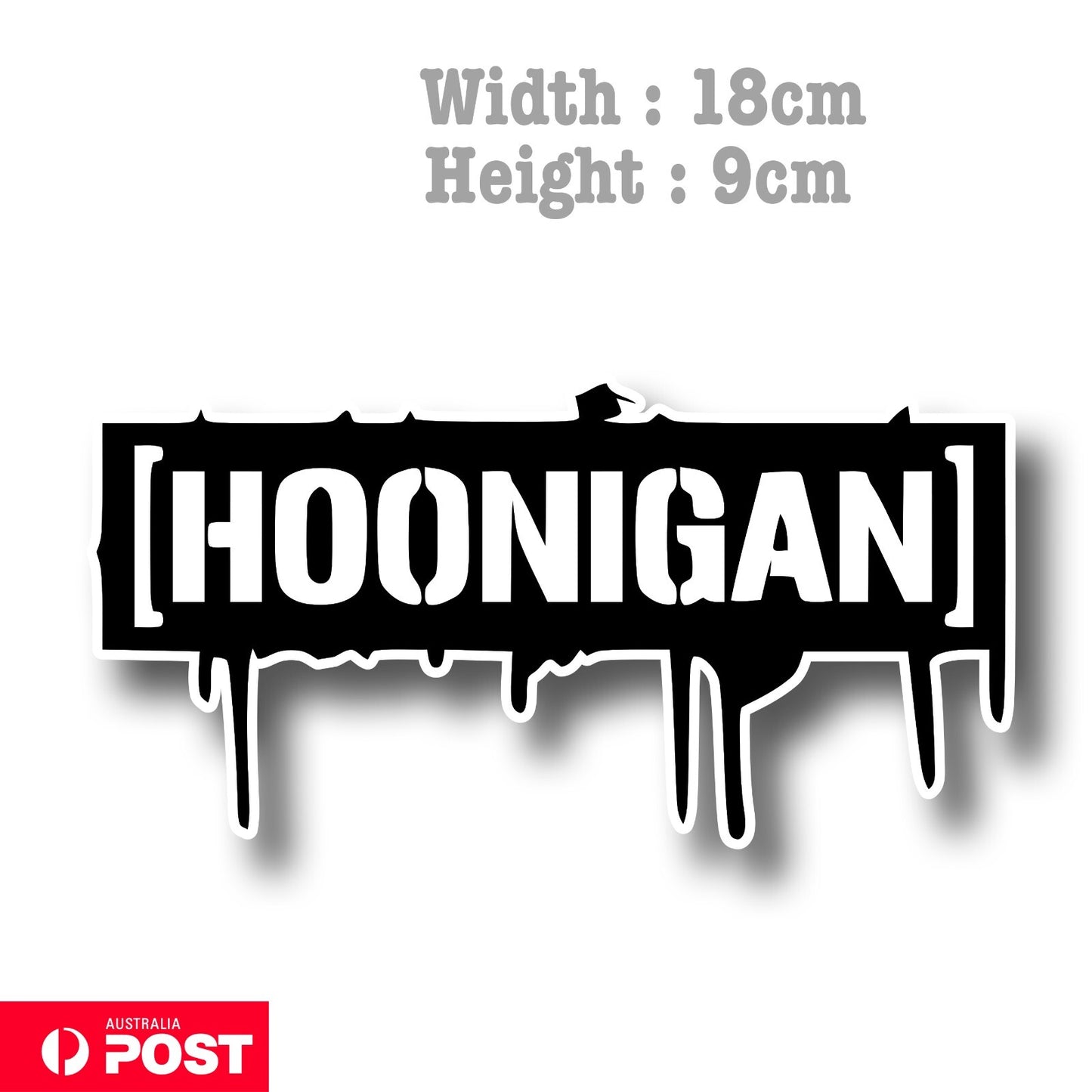 Hoonigan Logo banner JDM  Ken Block 43 Logo Decal Vinyl Sticker