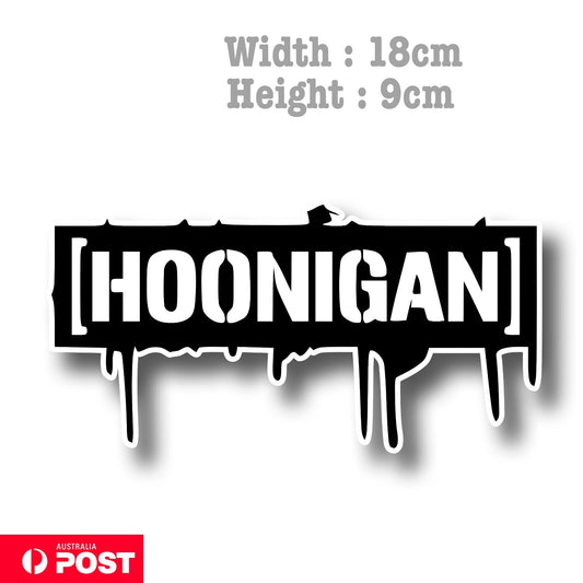 Hoonigan Logo banner JDM  Ken Block 43 Logo Decal Vinyl Sticker