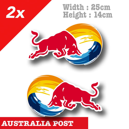 Red Bull New Logo Decal Sticker 