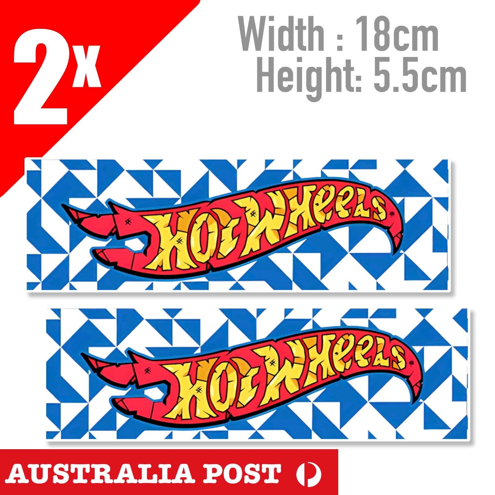 Hot Wheels Banner Logo Sticker