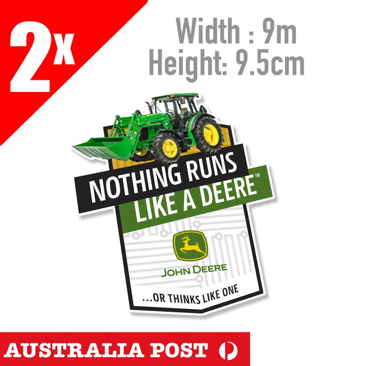 JOHN DEERE Tractor  Banner , Tractors , Nothing Runs Like A Deere  Stickers