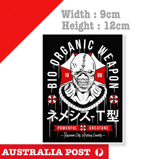 UMBRELLA CORPORATION BIOHAZARD Resident Evil Bio Hunter Sticker