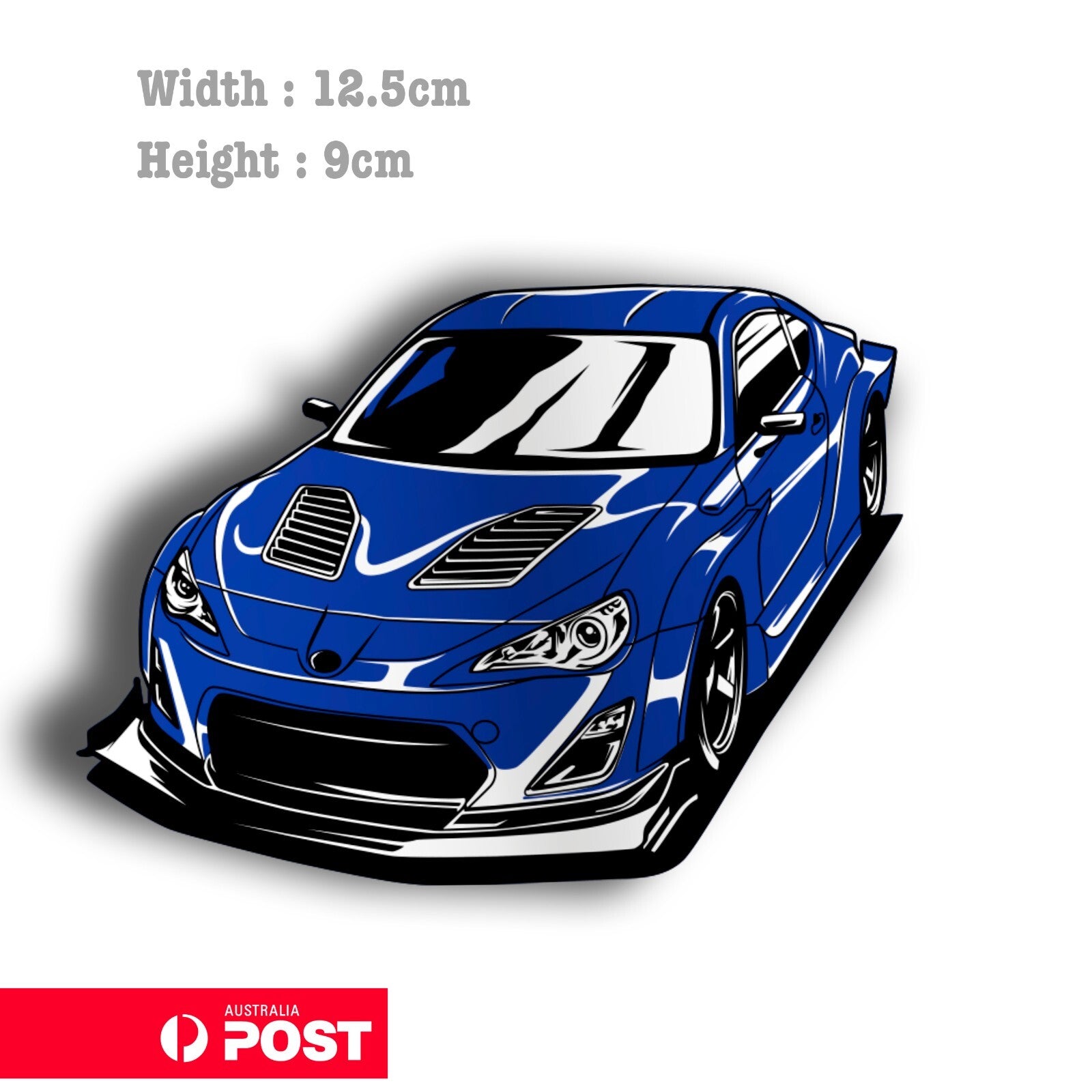 Toyota GT86 Blue JDM Vinyl  Sticker
