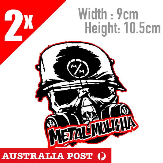 Metal Mulisha Motorcycle , Helmet Logo Decal Stickers